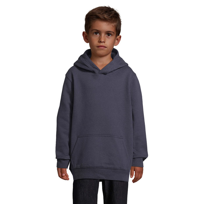 Sweat capuche promotionnel pour enfant CONDOR KIDS French Marine